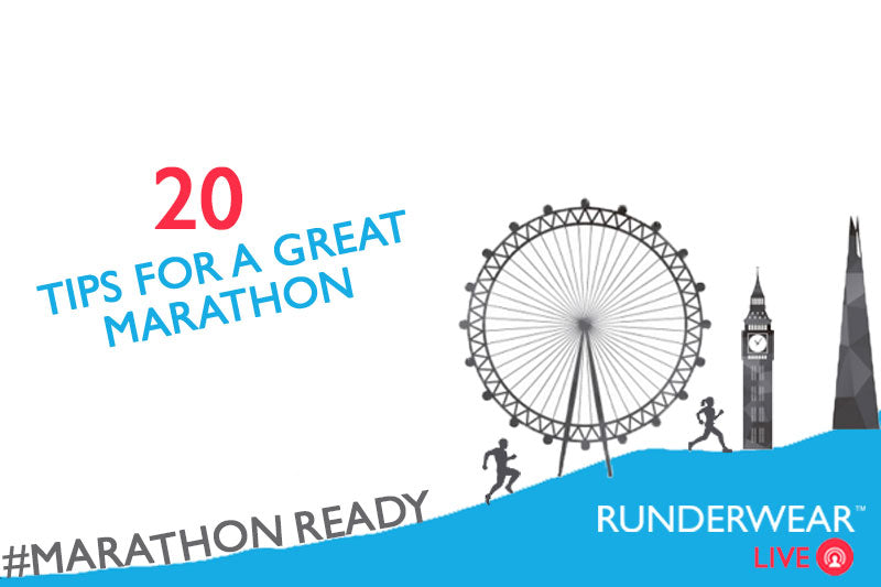 20 Top tips for a great marathon