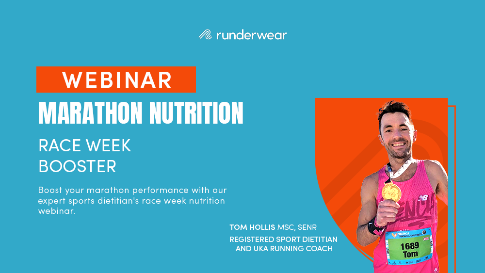 Webinar: Marathon Nutrition | Race Week Boster